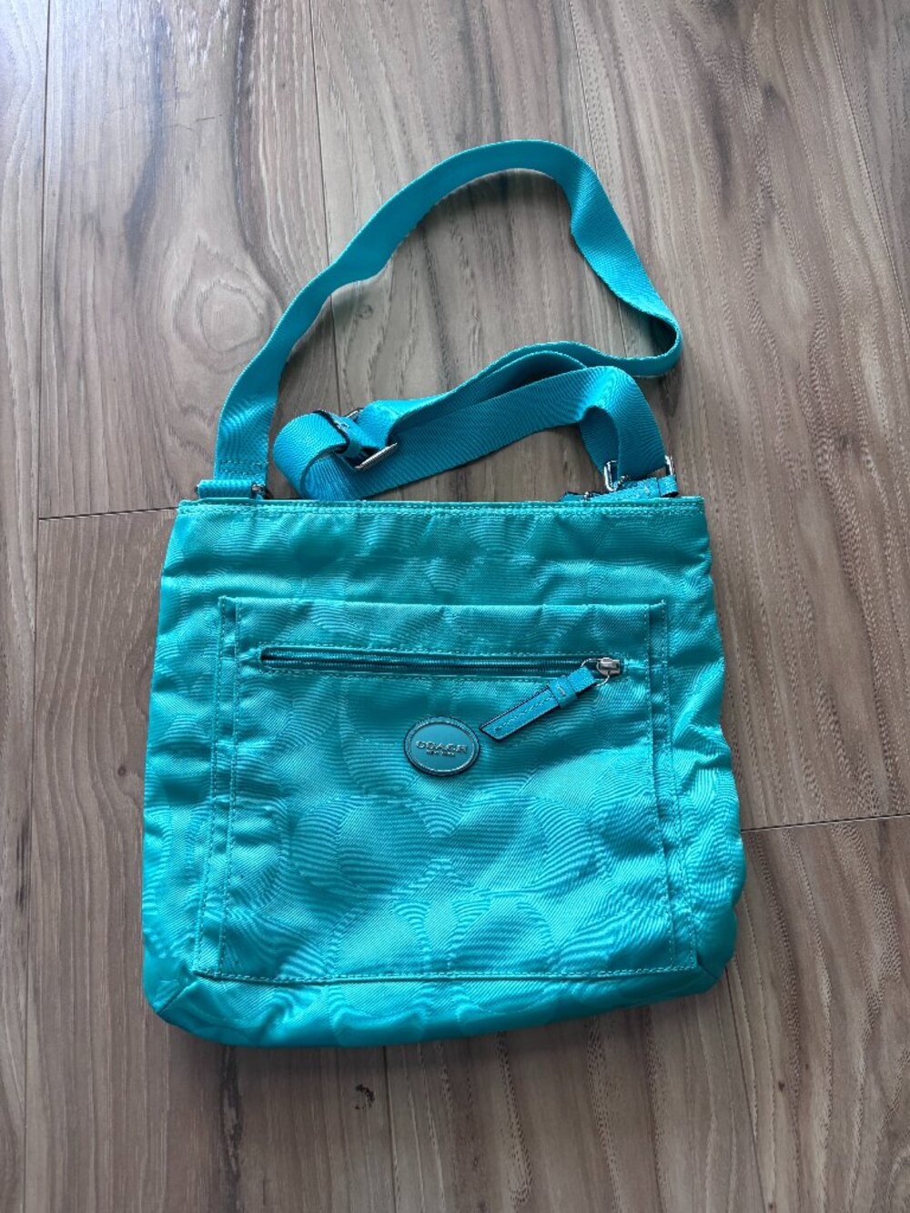 Coach Getaway Signature Nylon File Bag - Picture 1 of 6